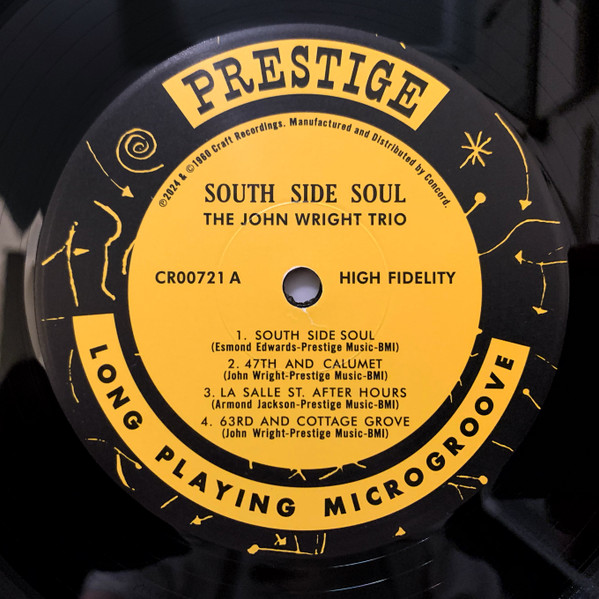 The John Wright Trio - South Side Soul | Prestige (CR00721) - 4 The John Wright Trio - South Side Soul | Prestige (CR00721) - 4