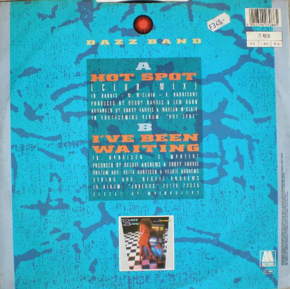 Dazz Band - Hot Spot | Motown (ZT 40308) - 2