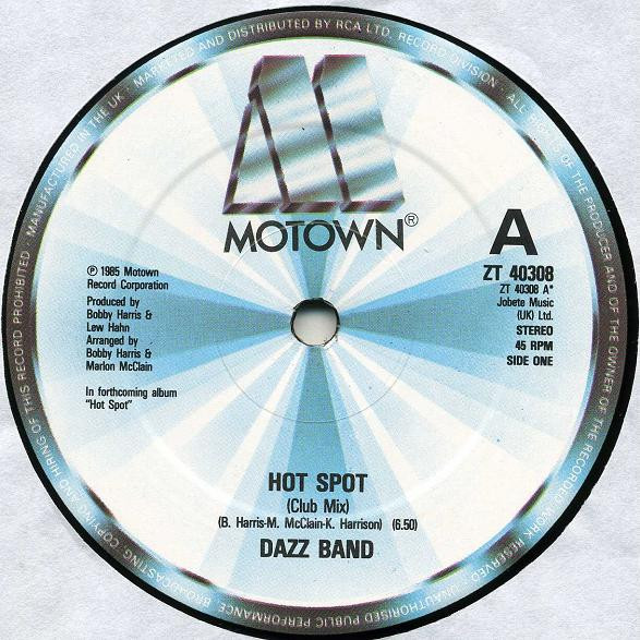 Dazz Band - Hot Spot | Motown (ZT 40308) - 3