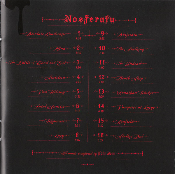 John Zorn - Nosferatu CD | Tzadik (TZ 7397) - 3