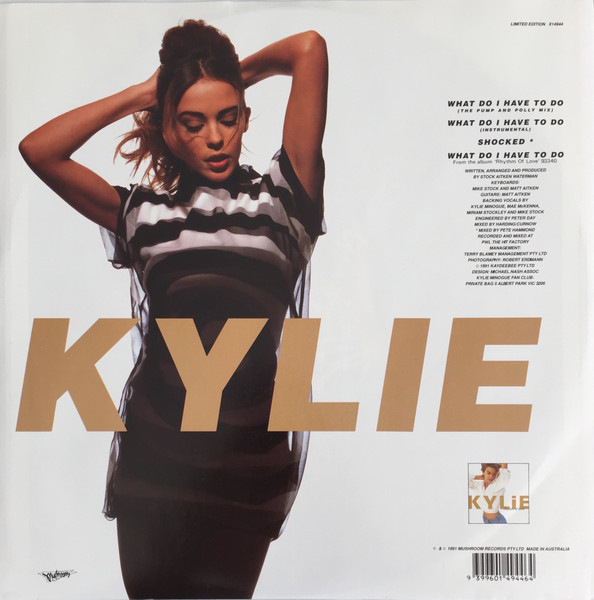 Kylie Minogue - What Do I Have To Do | Mushroom (X 14944) - 2