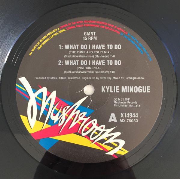 Kylie Minogue - What Do I Have To Do | Mushroom (X 14944) - 3