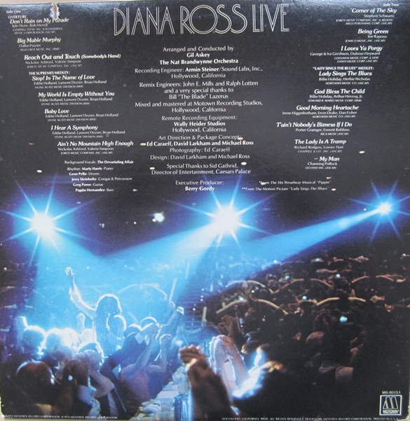 Diana Ross - Diana Ross Live At Caesars Palace | Motown (M6-801S1) - 2