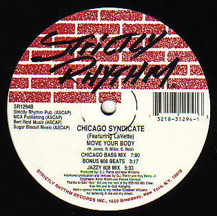 Chicago Syndicate Featuring LaVette - Move Your Body | Strictly Rhythm (SR1294) - main