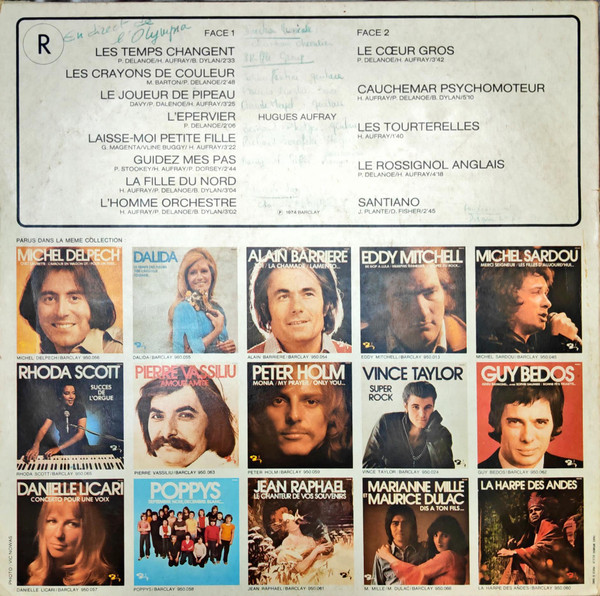 Hugues Aufray - Santiano / Le Rossignol Anglais / Les Crayons De Couleur... | Barclay (950.053) - 2 Hugues Aufray - Santiano / Le Rossignol Anglais / Les Crayons De Couleur... | Barclay (950.053) - 2