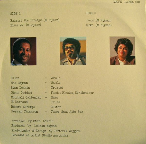 Ellen & Max Nijman - Eximpri Voe Bromtjie | Maxi's Records (001) - 2 Ellen & Max Nijman - Eximpri Voe Bromtjie | Maxi's Records (001) - 2