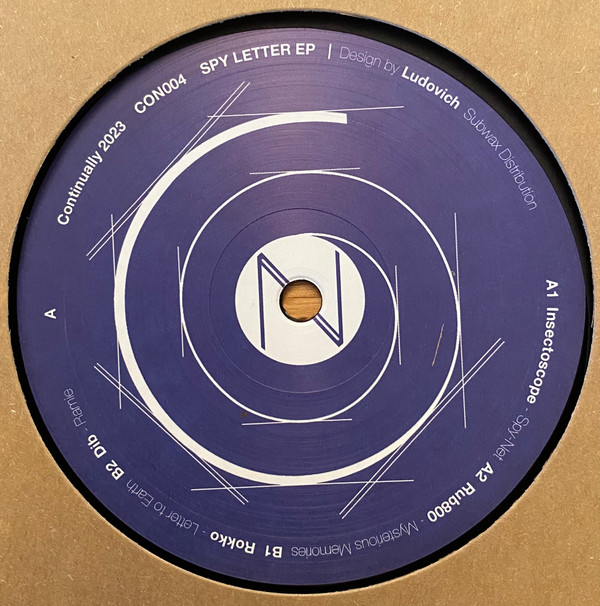 Various - Spy Letter EP | Continually (CON004) - main