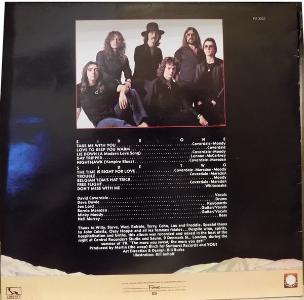 Whitesnake - Trouble | Fame (FA 3002) - 2