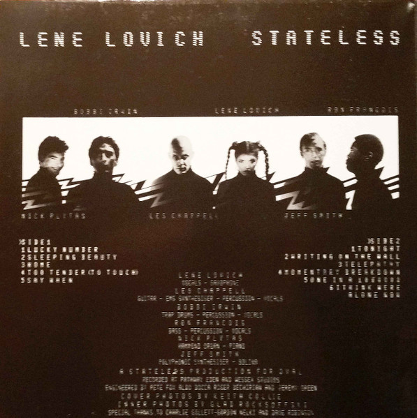 Lene Lovich - Stateless | Stiff Records (940 807) - 3 Lene Lovich - Stateless | Stiff Records (940 807) - 3