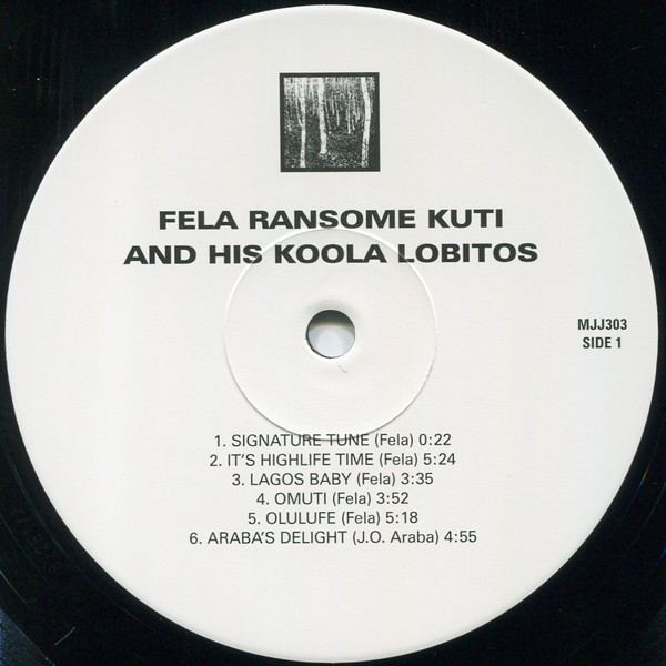 Fela Ransome Kuti & His Koola Lobitos - Fela Ransome Kuti And His Koola Lobitos | Klimt Records (MJJ303) - 3