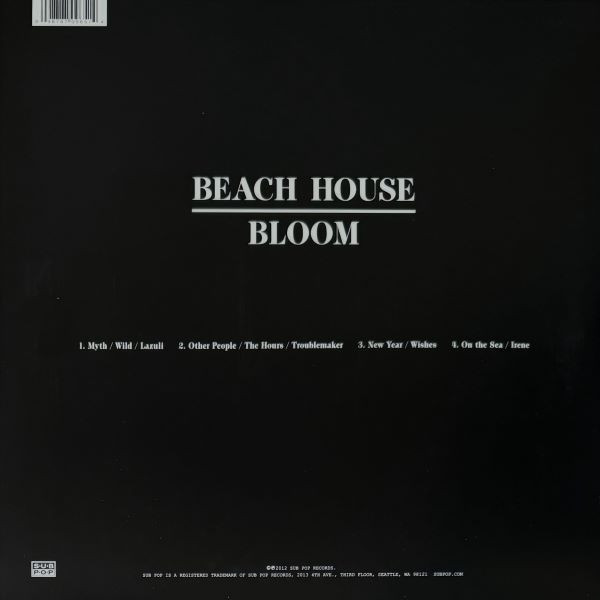 Beach House - Bloom | Sub Pop (SP 965) - 2 Beach House - Bloom | Sub Pop (SP 965) - 2