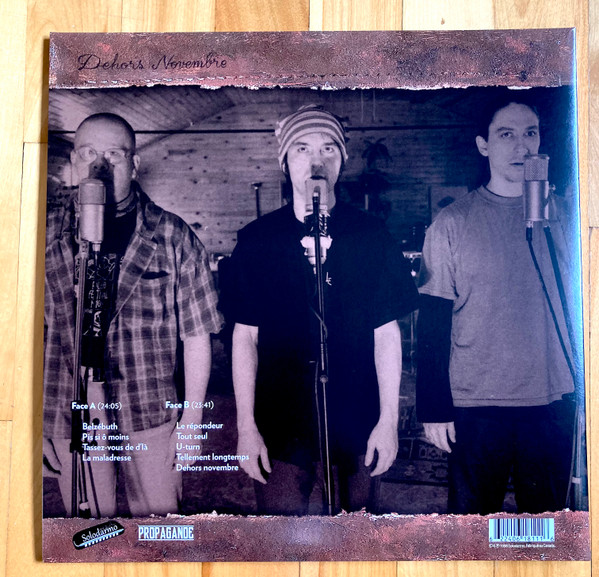 Les Colocs - Dehors Novembre (Réédition 2022) [Vinyl] | Solodarmo (SOLOLP1811) - 2