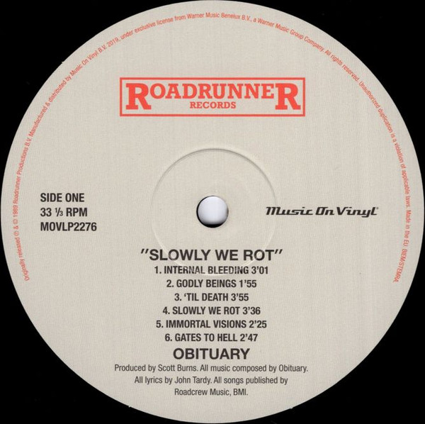 Obituary - Slowly We Rot | Music On Vinyl (MOVLP2276) - 3