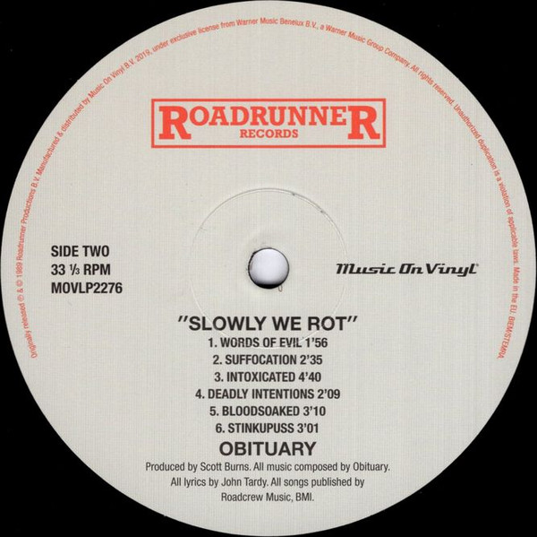 Obituary - Slowly We Rot | Music On Vinyl (MOVLP2276) - 4