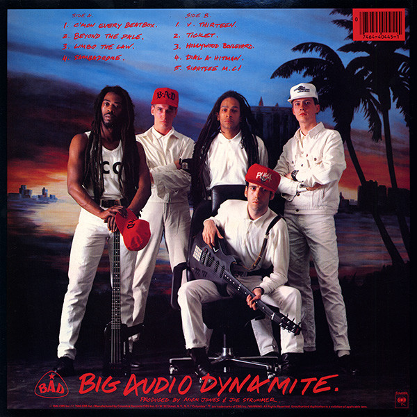 Big Audio Dynamite - No. 10, Upping St. | Columbia (C 40445) - 2 Big Audio Dynamite - No. 10, Upping St. | Columbia (C 40445) - 2