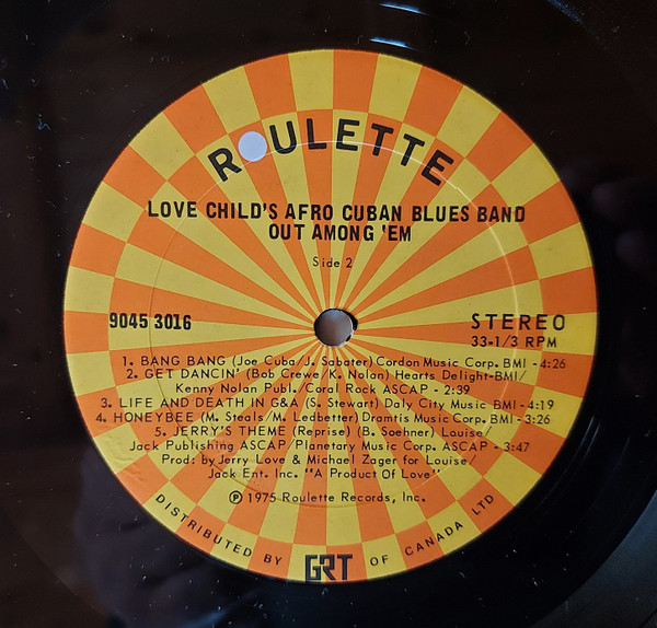 Love Childs Afro Cuban Blues Band - Out Among 'Em | Roulette (9045-3016) - 4