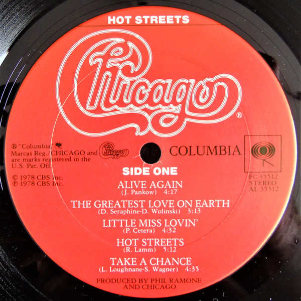 Chicago - Hot Streets | Columbia (FC 35512) - 4 Chicago - Hot Streets | Columbia (FC 35512) - 4