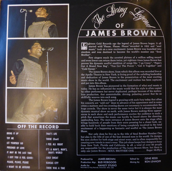 James Brown - Live At The Apollo | Polydor (823 001-1) - 2