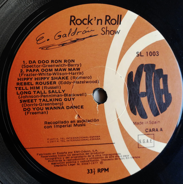 Various - K-Tel Rock 'N' Roll Show | K-Tel (SL 1003) - 3