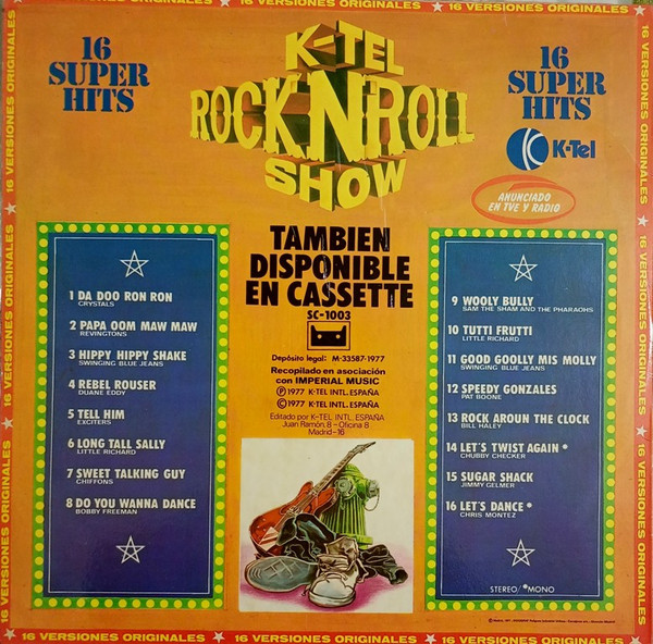 Various - K-Tel Rock 'N' Roll Show | K-Tel (SL 1003) - 2