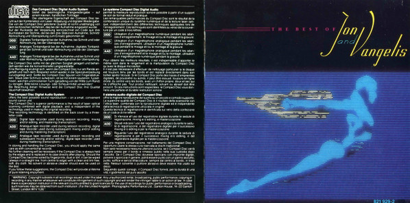 Jon & Vangelis - The Best Of Jon And Vangelis [CD] | Polydor (821 929-2) - 2