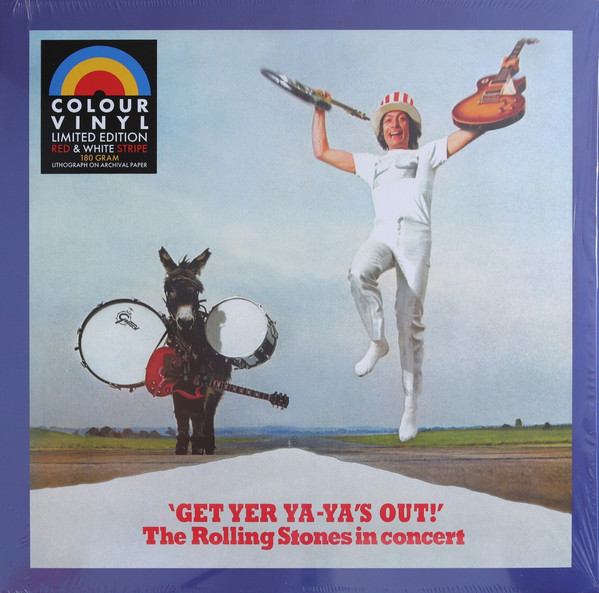 The Rolling Stones - Get Yer Ya-Ya's Out! (The Rolling Stones In Concert) LP - RED / WHITE STRIPE | ABKCO (2208-1)