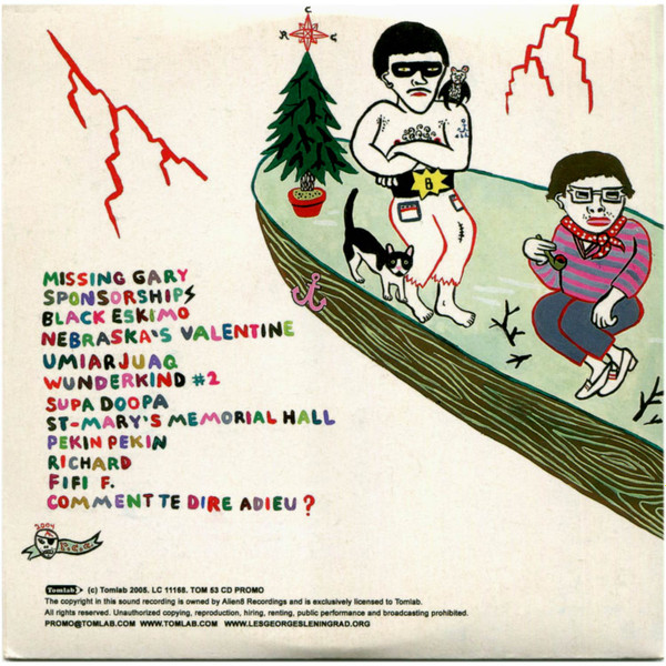 Les Georges Leningrad - Sur Les Traces De Black Eskimo | Tomlab (TOM 53 CD PROMO) - 2