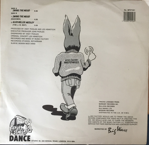 Jive Bunny And The Mastermixers - Swing The Mood | Music Factory (MFDT 001) - 3