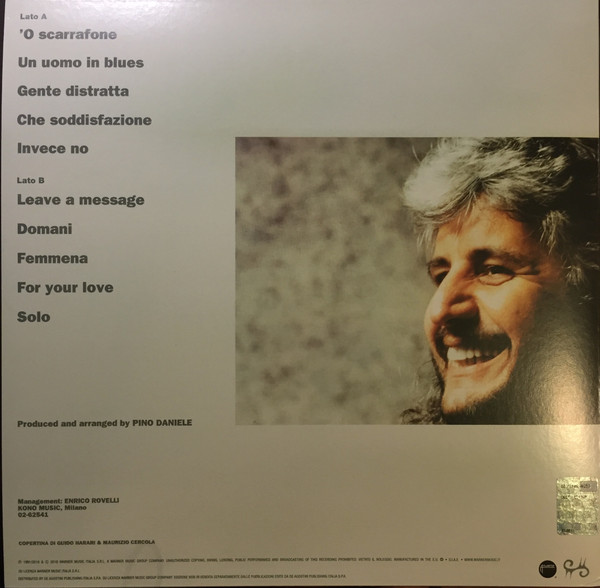 Pino Daniele - Un Uomo In Blues | Atlantic (none) - 2 Pino Daniele - Un Uomo In Blues | Atlantic (none) - 2