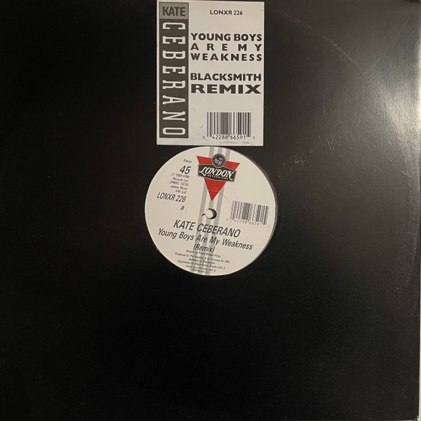 Kate Ceberano - Young Boys Are My Weakness | London Records (LONXR 226) - main