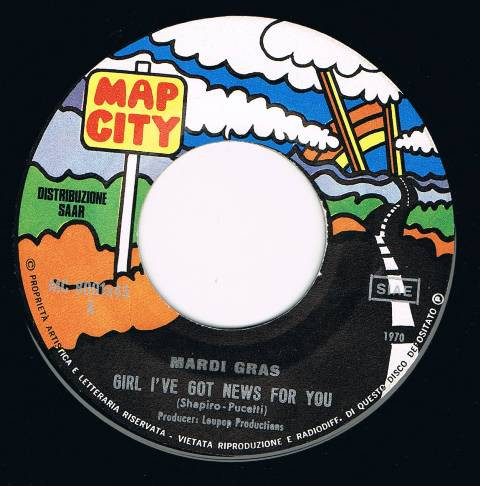 Mardi Gras - Girl I've Got News For You / If I Can't Have You | Map City (MC 8001) - 4