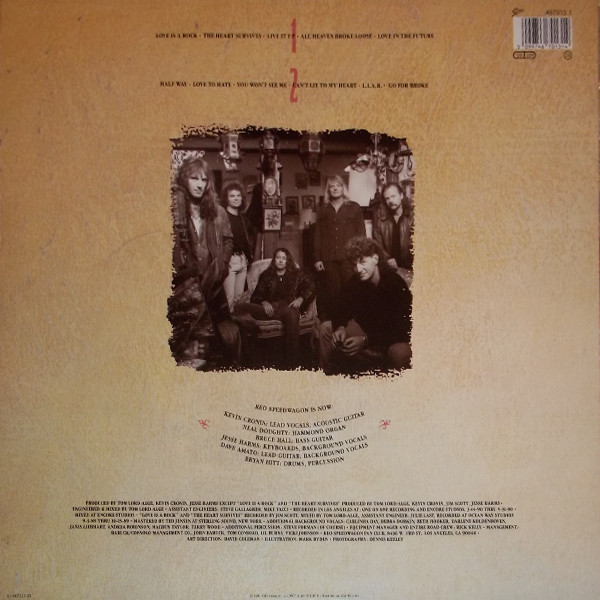 REO Speedwagon - The Earth A Small Man His Dog And A Chicken | Epic (467013 1) - 2