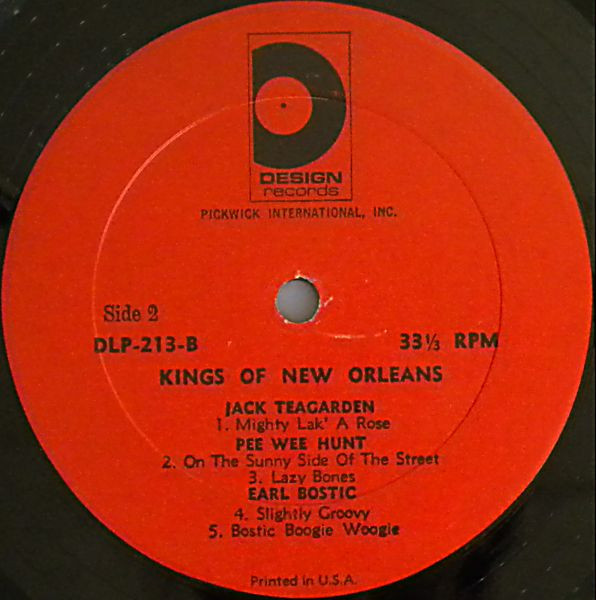 Various - The Kings Of New Orleans | Design Records (DLP-213) - 3 Various - The Kings Of New Orleans | Design Records (DLP-213) - 3