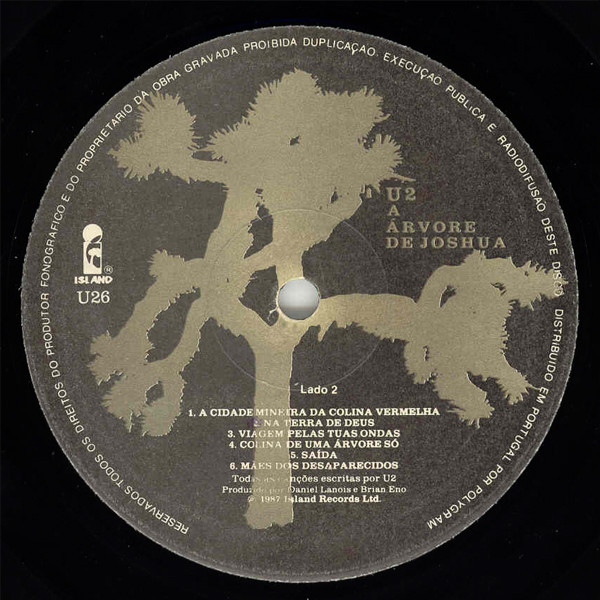 U2 - A Árvore De Joshua | Island Records (U26) - 4