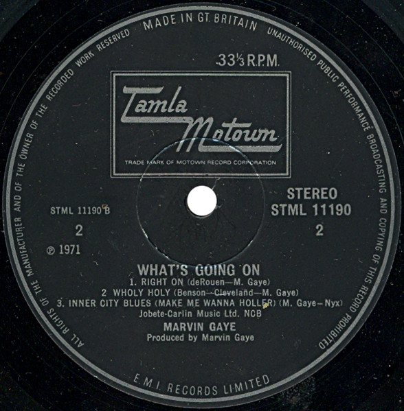 Marvin Gaye - What's Going On | Tamla Motown (STML 11190) - 4