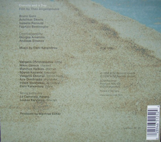 Eleni Karaindrou - Eternity And A Day | ECM New Series (ECM New Series 1692) - 2 Eleni Karaindrou - Eternity And A Day | ECM New Series (ECM New Series 1692) - 2