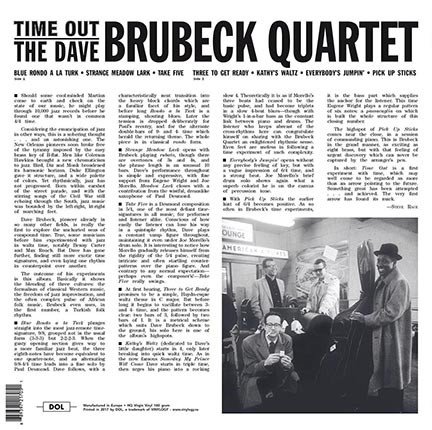 The Dave Brubeck Quartet - Time Out | DOL (DOL705HG) - 2