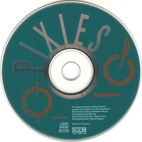 Pixies - Bossanova | 4AD (CAD 0010 CD) - 3