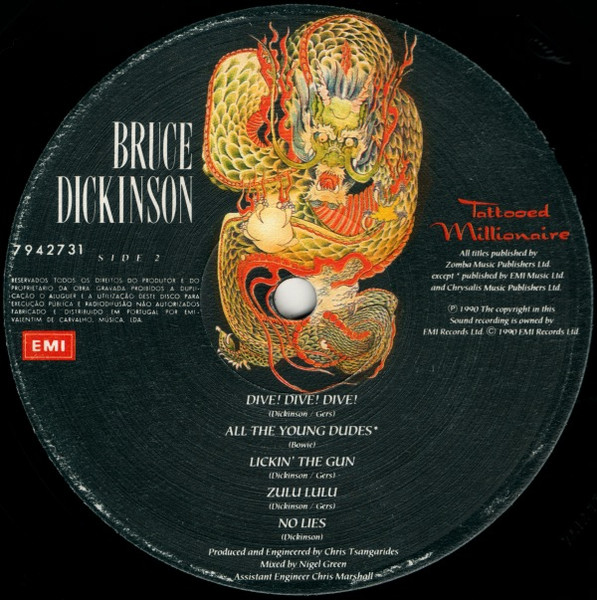 Bruce Dickinson - Tattooed Millionaire | EMI (79 4273 1) - 4