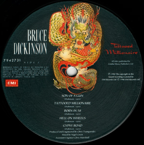 Bruce Dickinson - Tattooed Millionaire | EMI (79 4273 1) - 3