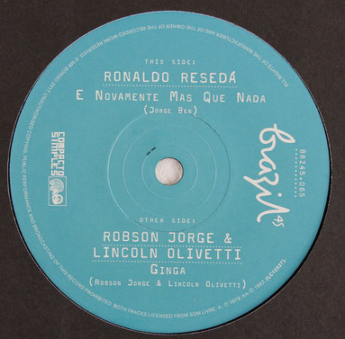 Ronaldo Resedá / Lincoln Olivetti & Robson Jorge - E Novamente Mas Que Nada / Ginga | Mr Bongo (BRZ45.065) - 3 Ronaldo Resedá / Lincoln Olivetti & Robson Jorge - E Novamente Mas Que Nada / Ginga | Mr Bongo (BRZ45.065) - 3