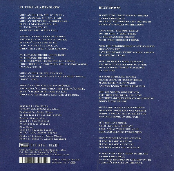 The Kills - Future Starts Slow | Domino (RUG413) - 2