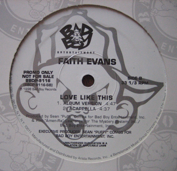 Faith Evans - Love Like This | Bad Boy Entertainment (BBDP-9116) - 2 Faith Evans - Love Like This | Bad Boy Entertainment (BBDP-9116) - 2