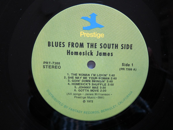 Homesick James - Blues On The South Side | Prestige (PR 7388) - 3 Homesick James - Blues On The South Side | Prestige (PR 7388) - 3