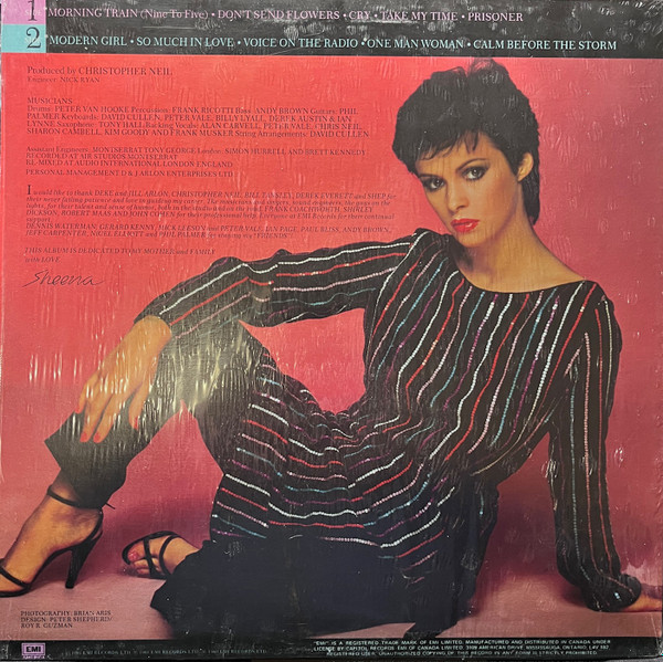 Sheena Easton - Sheena Easton [Vinyl] | EMI America (ST-17049) - 2