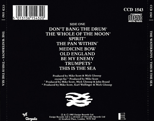 The Waterboys - This Is The Sea | Chrysalis (CCD 1543) - 2
