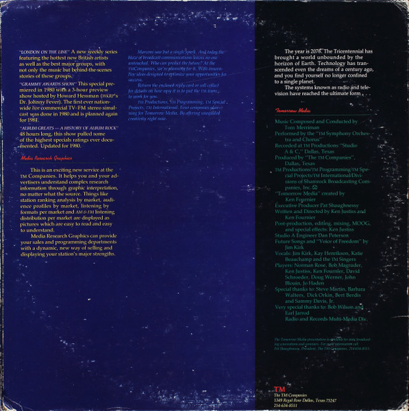 Unknown Artist - Tomorrow Media | The TM Companies (TMPG 003) - 2