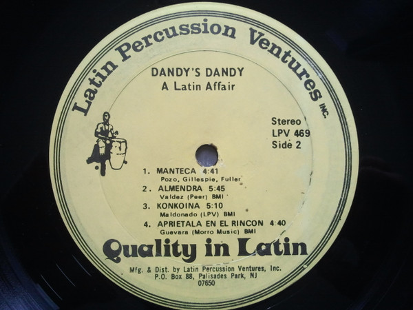 Dandy's Dandy - A Latin Affair | Latin Percussion Ventures (LPV469) - 4 Dandy's Dandy - A Latin Affair | Latin Percussion Ventures (LPV469) - 4