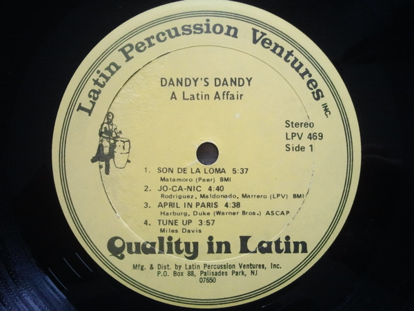 Dandy's Dandy - A Latin Affair | Latin Percussion Ventures (LPV469) - 3 Dandy's Dandy - A Latin Affair | Latin Percussion Ventures (LPV469) - 3