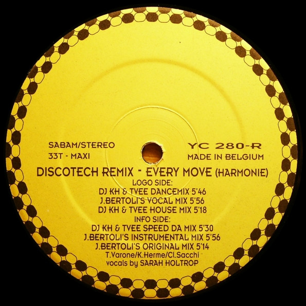 Discotech - Every Move (Harmonie) (Remix) | Yellow Cab (YC 280-R)